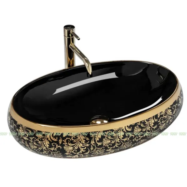 Умывальник Rea Meryl Black U8811