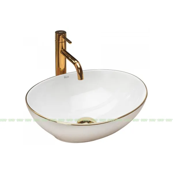 Умывальник Rea Sofia Gold Edge U3287