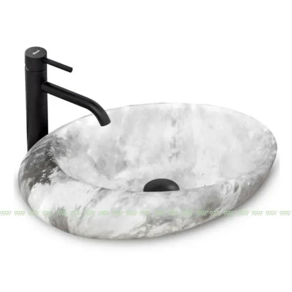Умывальник Rea Roxy C Stone L.Grey U6651
