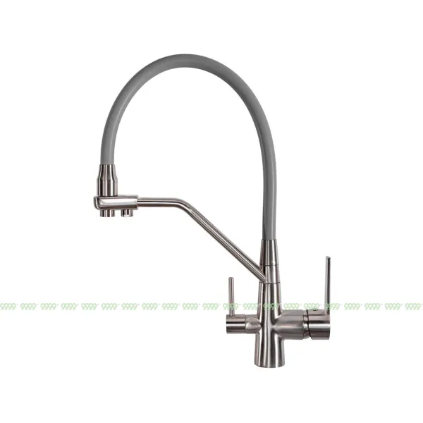 Смеситель для мойки Vivi Felice 1415 SG Satinato-Grigio