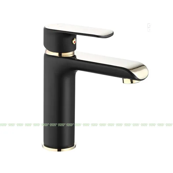 Смеситель для умывальника Rea Bloom Black Gold B9933