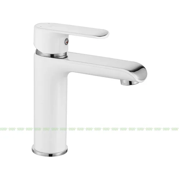 Смеситель для умывальника Rea Bloom White Chrome B9915