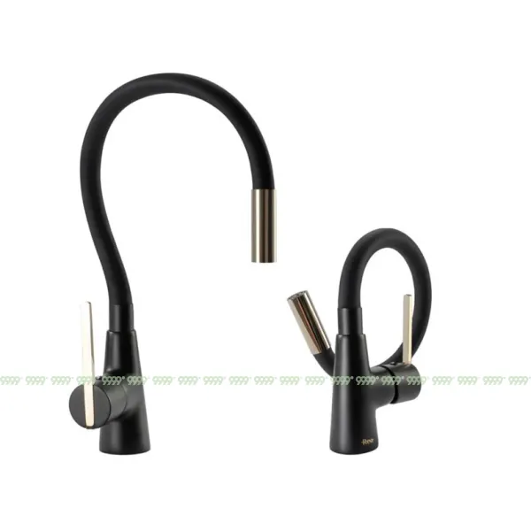 Смеситель для мойки Rea Icon Black matt Gold B5682
