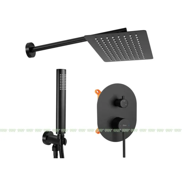 Душевая система Rea Oval Black matt P8467