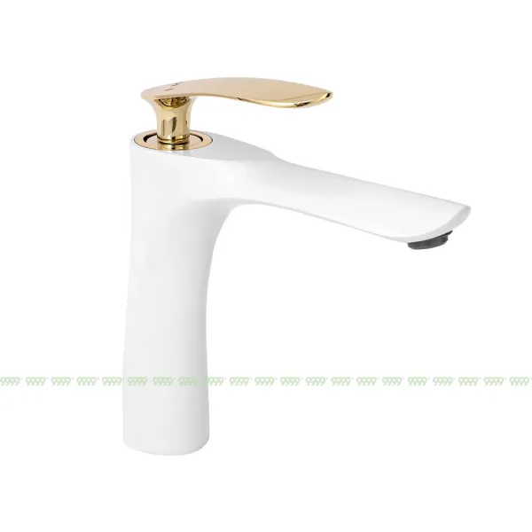 Смеситель для умывальника Rea Orbit White Gold B2052