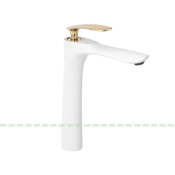 Смеситель для умывальника Rea Orbit White Gold B2053