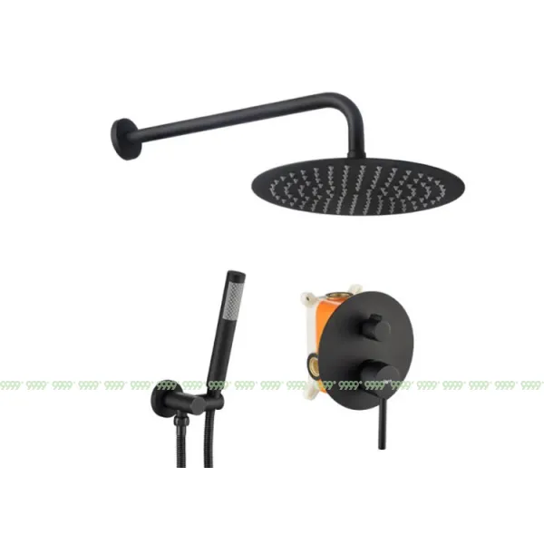 Душевая система Rea Lungo Black P4100
