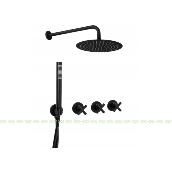 Душевая система Rea Exit Black matt P8000