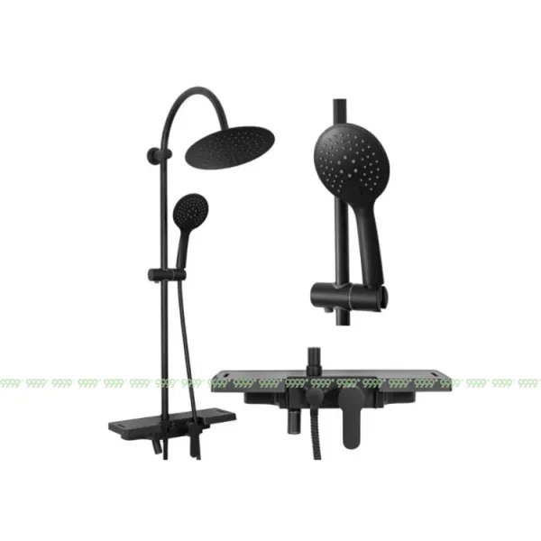 Душевая система Rea Vigo Black P7001