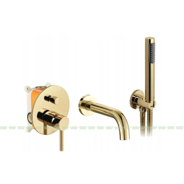 Смеситель для ванны Rea Lungo Gold P4563