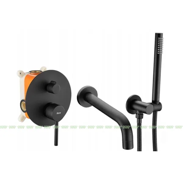 Душевая система Rea Lungo Black P6300