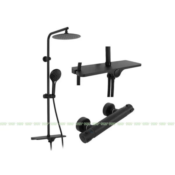 Душевая система Rea Mike Black P0550