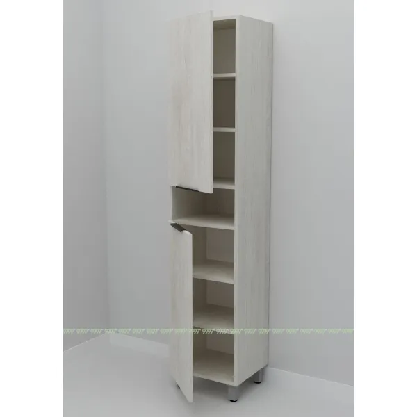 Шкаф-пенал Дана Оптима 40 Н напольный с полками (сосна касцина/сосна касцина) левый