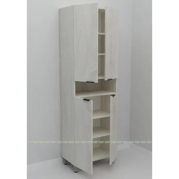 Шкаф-пенал Дана Оптима 50 Н напольный с полками (сосна касцина/сосна касцина)