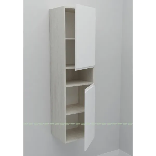 Шкаф-пенал Дана Оптима 30 П подвесной с полками (сосна касцина/белый) правый