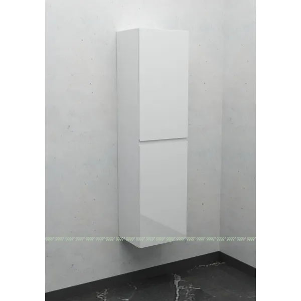 Шкаф-пенал Дана Лидер 30 П подвесной с дверцами (белый) правый