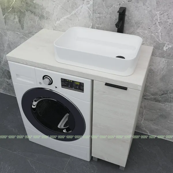 Тумба Дана Каскад 18 (цвет сосна касцина) с дверцей (петли справа)