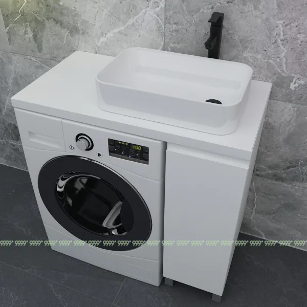 Тумба Дана Лидер 18 (цвет белый) с дверцей (петли справа)